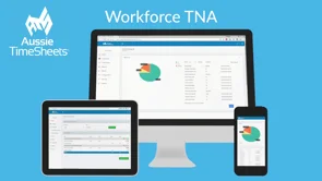 screenshot of Aussie Time Sheets Workforce TNA